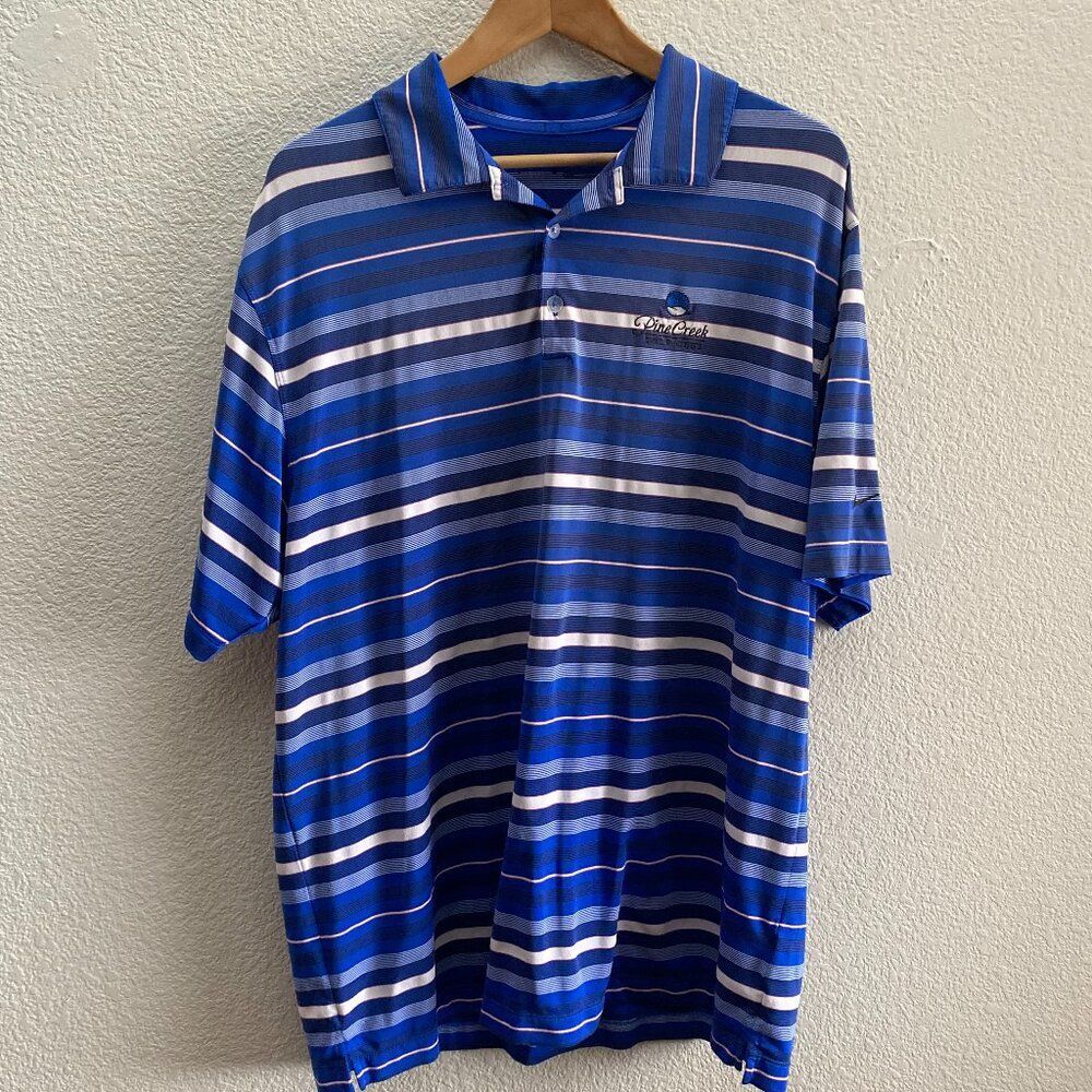 Pine Creek Golf Club Colorado Springs Nike DRI-FIT Polo Shirt XL Golf Golfing